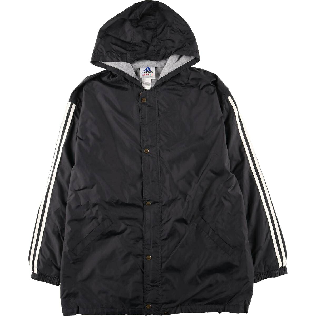 古着 90~00'S アディダス adidas ナイロンパーカー メンズL相当 /eaa612195 【中古】 【260218】 ブラック系 春秋冬