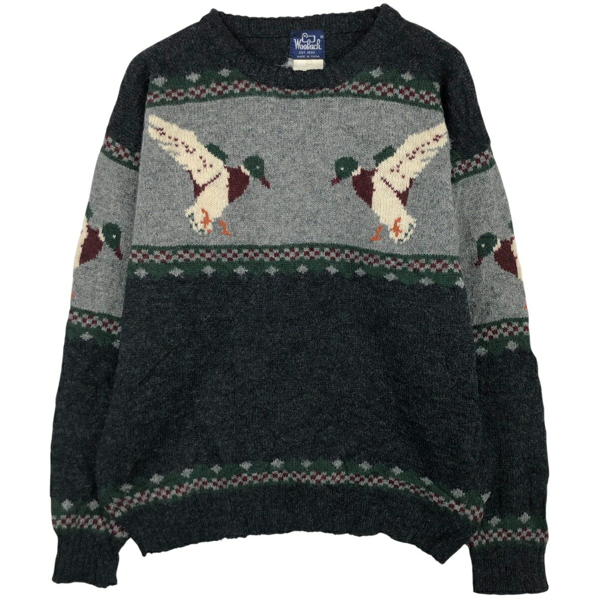 楽天市場】90s ウールリッチ WOOLRICH ウール ニットセーター 古着