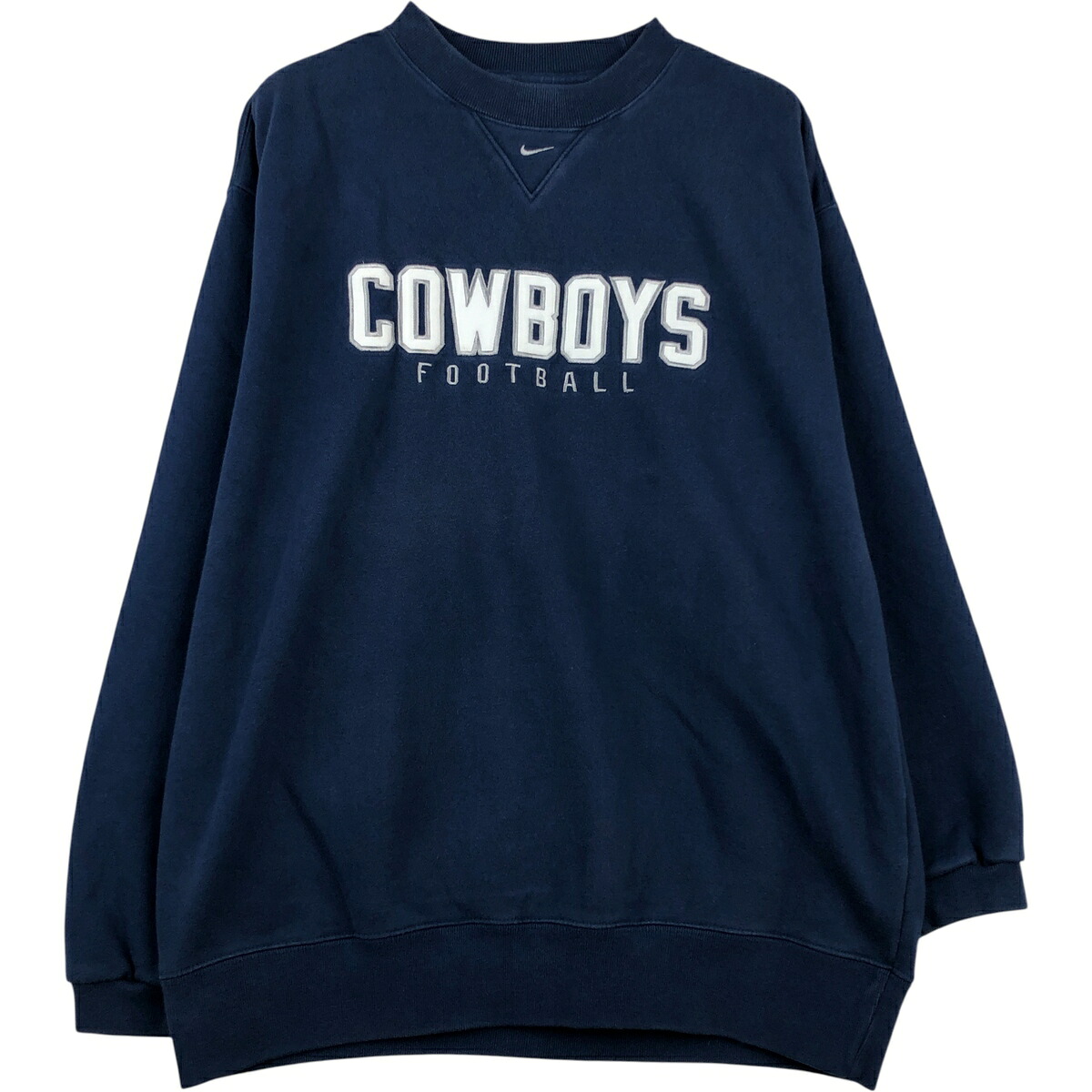古着 ~00'S ナイキ NIKE TEAM NFL DALLAS COWBOYS ダラスカウボーイズ スウェットシャツ トレーナー メンズM相当 /eaa612887 【中古】 【260216】 ネイビー系 春夏秋冬
