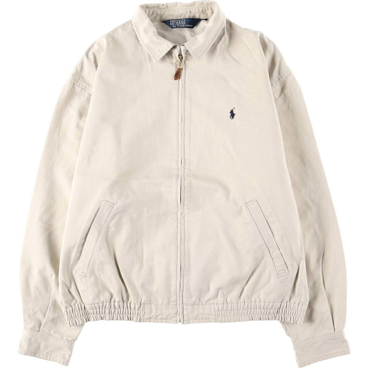 古着 ラルフローレン Ralph Lauren POLO by Ralph Lauren スイングトップ スポーツジャケット メンズL相当 /eaa613151 【中古】 【260216】 ベージュ系 春秋冬