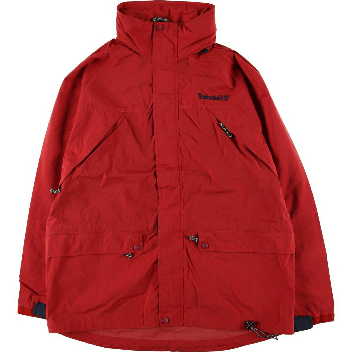 古着 90'S ティンバーランド Timberland WEATHERGEAR ナイロンジャケット メンズL相当 ヴィンテージ /eaa613197 【中古】 【260221】 レッド系 春秋冬