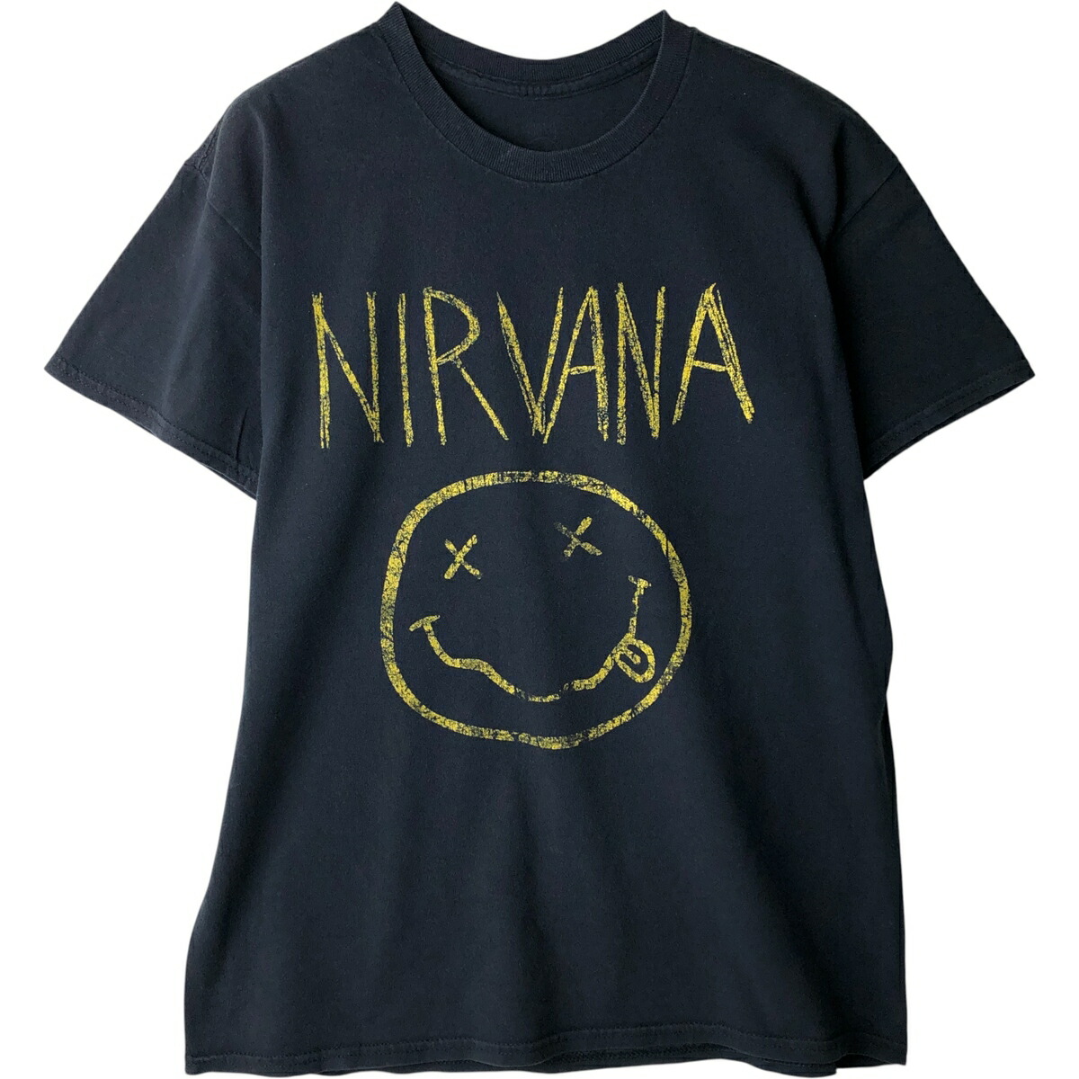 古着 NIRVANA ニルヴァーナ バンドTシャツ バンT メンズM相当 /eaa613444 【中古】 【260220】 ブラック系 春夏秋