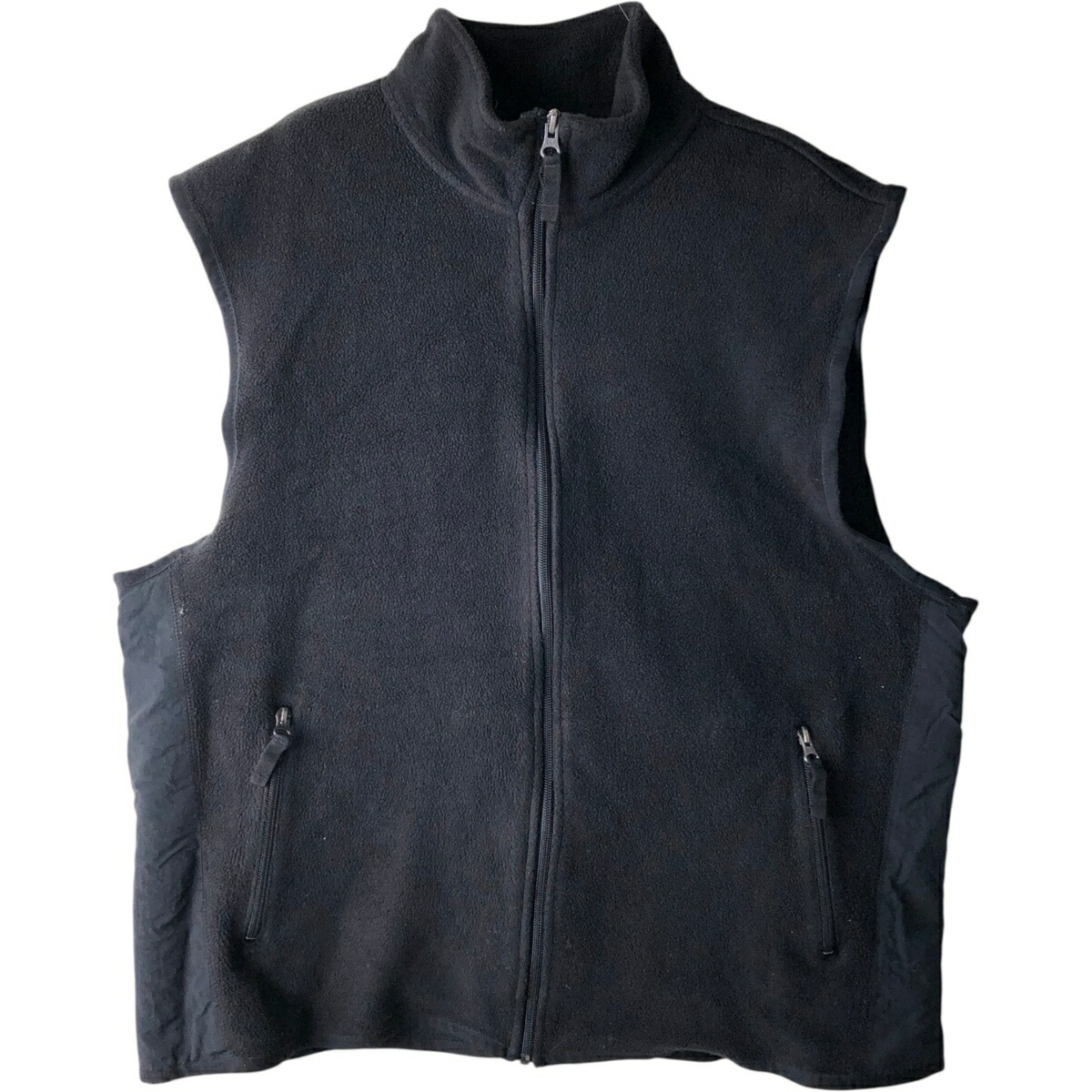 古着 90\'S ギャップ GAP オールドギャップ フリースベスト メンズXL相当 ヴィンテージ /eaa613650 【中古】 【260310】 【GR-NV】 ブラック系 春秋冬