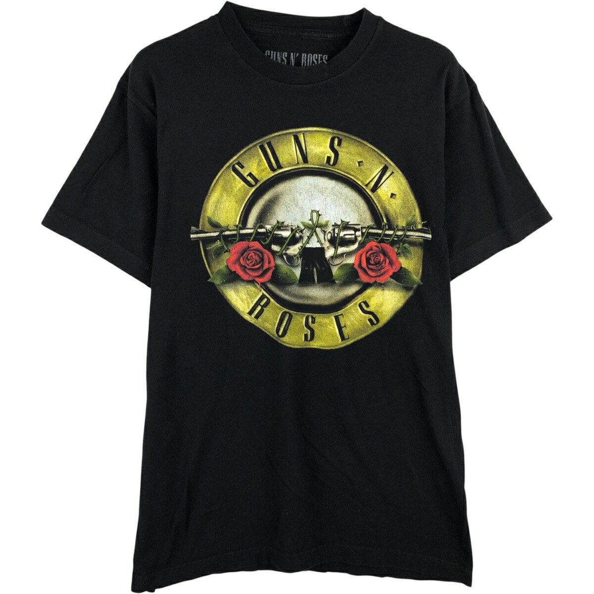 古着 GUNS N' ROSES ガンズアンドローゼズ バンドTシャツ バンT メンズM相当 /eaa613681 【中古】 【260301】 ブラック系 春夏秋