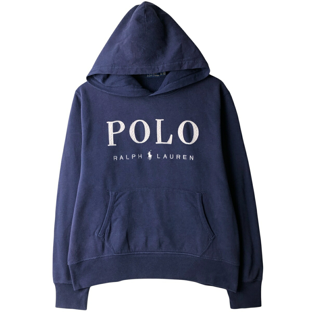 古着 ラルフローレン Ralph Lauren POLO RALPH LAUREN スウェットプルオーバーパーカー レディースXL相当 /eaa613723 【中古】 【260215】 【ADEL/アデル】 ネイビー系 春夏秋冬