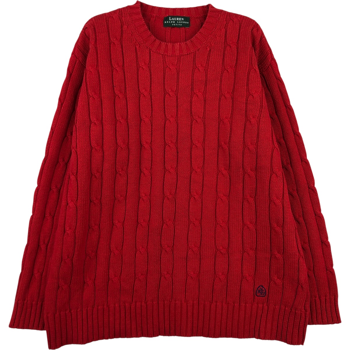 古着 ラルフローレン Ralph Lauren LAUREN ローレン ケーブル編み コットンニットセーター レディースL相当 /eaa613730 【中古】 【260215】 【ADEL/アデル】 【SS2606_10｜古着屋JAM