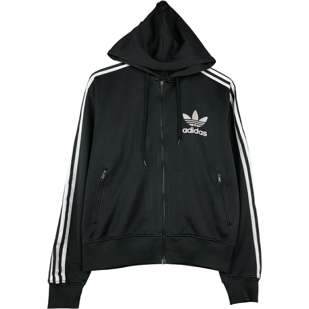 古着 00'S アディダス adidas ORIGINALS オリジナルス ジャージパーカー トラックジャケット メンズM相当 /eaa613831 【中古】 【260216】 ブラック系 春秋冬 7,498円