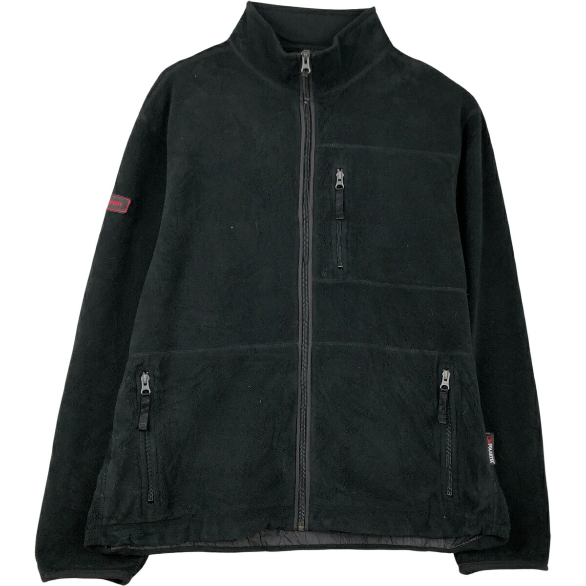 古着 ラルフローレン Ralph Lauren POLO SPORT ポロスポーツ フリースジャケット メンズXL相当 /eaa613952 【中古】 【260218】 ブラック系 春秋冬