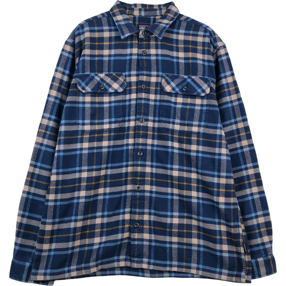 古着 パタゴニア Patagonia STY53947FA20 長袖 フランネルチェックシャツ メンズL相当 /eaa614054 【中古】 【260216】 【NH-2508】 ブルー系 春夏秋冬