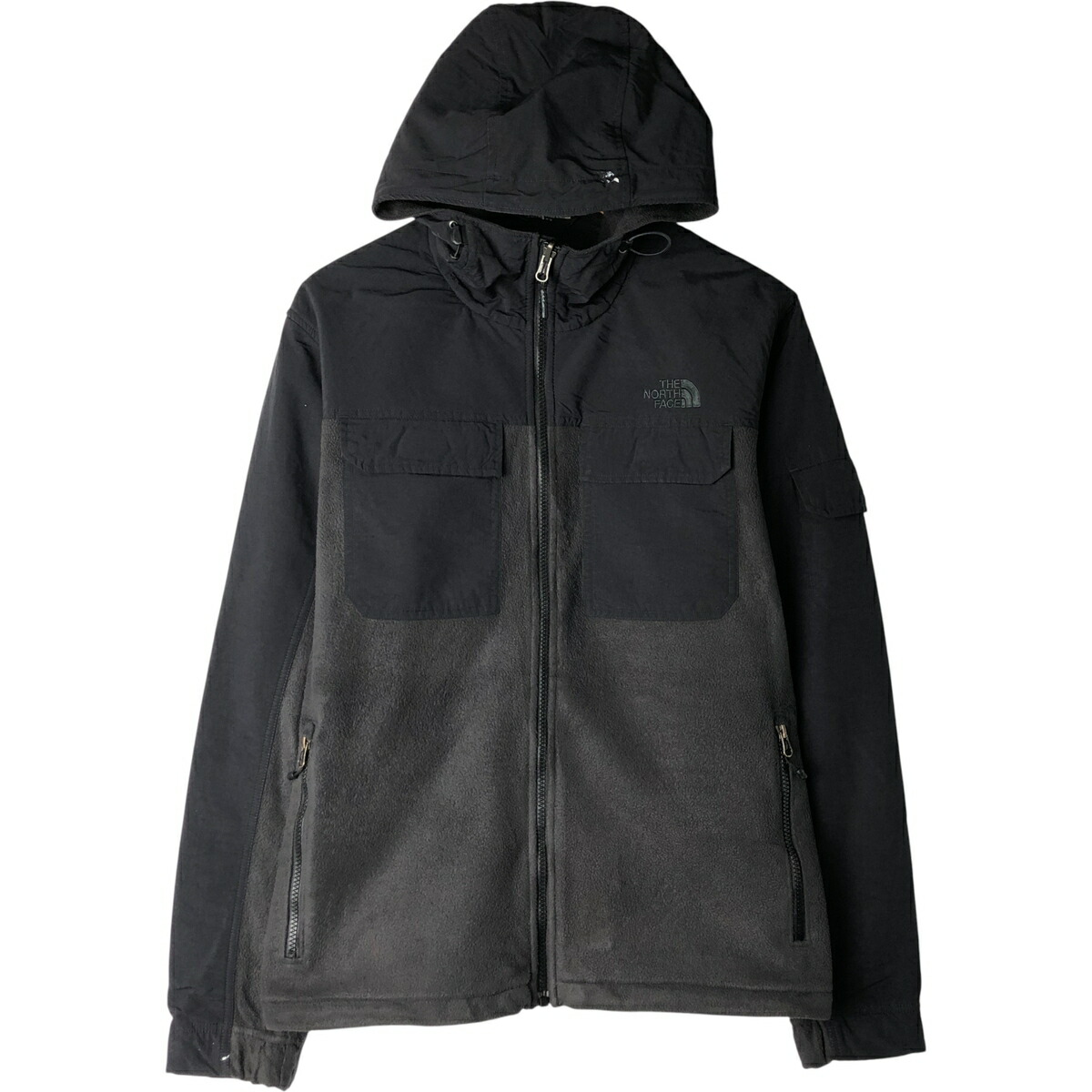 古着 ザノースフェイス THE NORTH FACE SALINAS サリナス ナイロンxフリースパーカー メンズM相当 /eaa614149 【中古】 【260221】 ブラック系 春秋冬