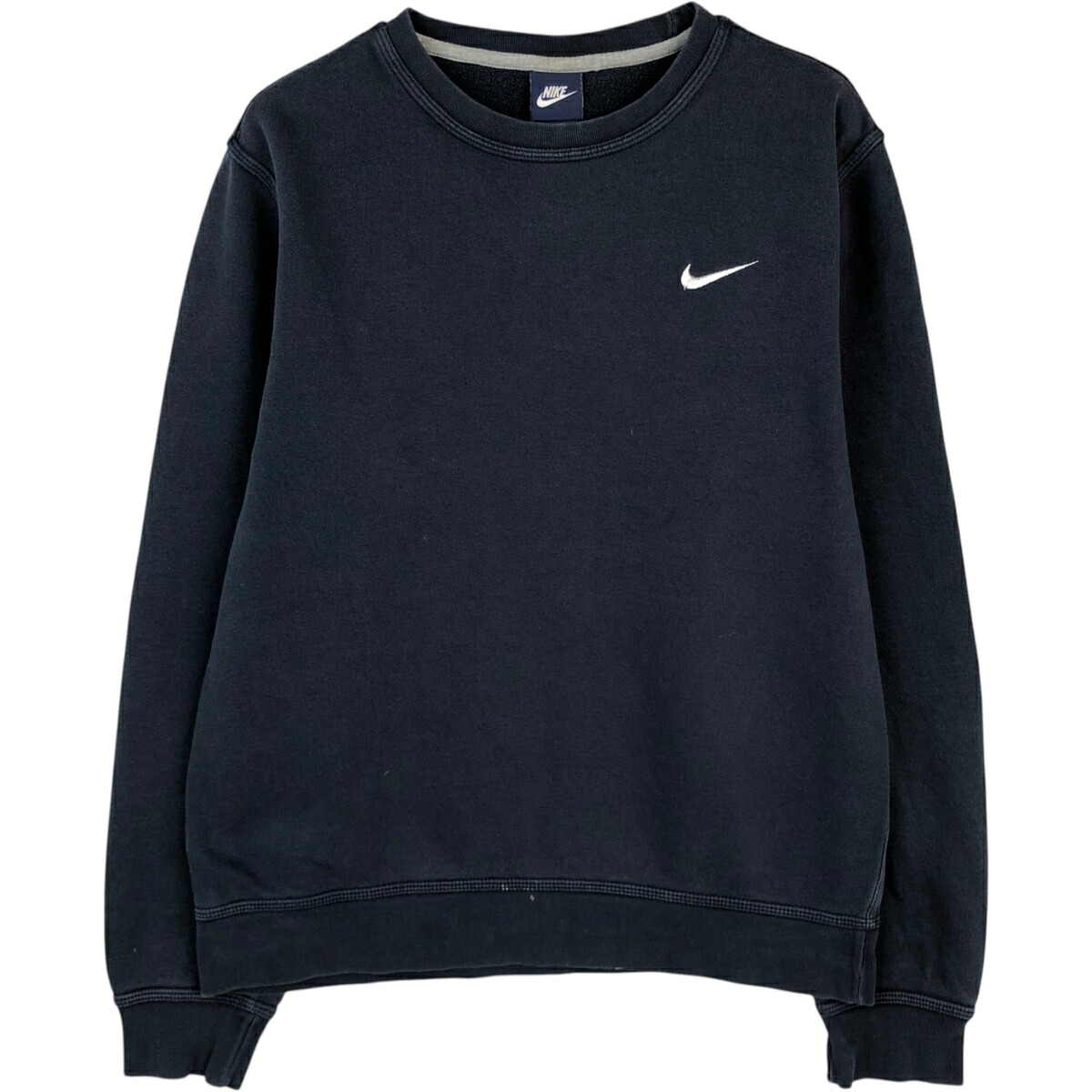 古着 ナイキ NIKE ワンポイントロゴスウェットシャツ トレーナー メンズM相当 /eaa614204 【中古】 【260309】 ネイビー系 春夏秋冬