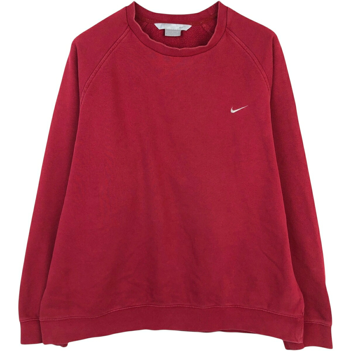 古着 00'S ナイキ NIKE ワンポイントロゴスウェットシャツ トレーナー メンズXL相当 /eaa614206 【中古】 【260309】 レッド系 春夏秋冬