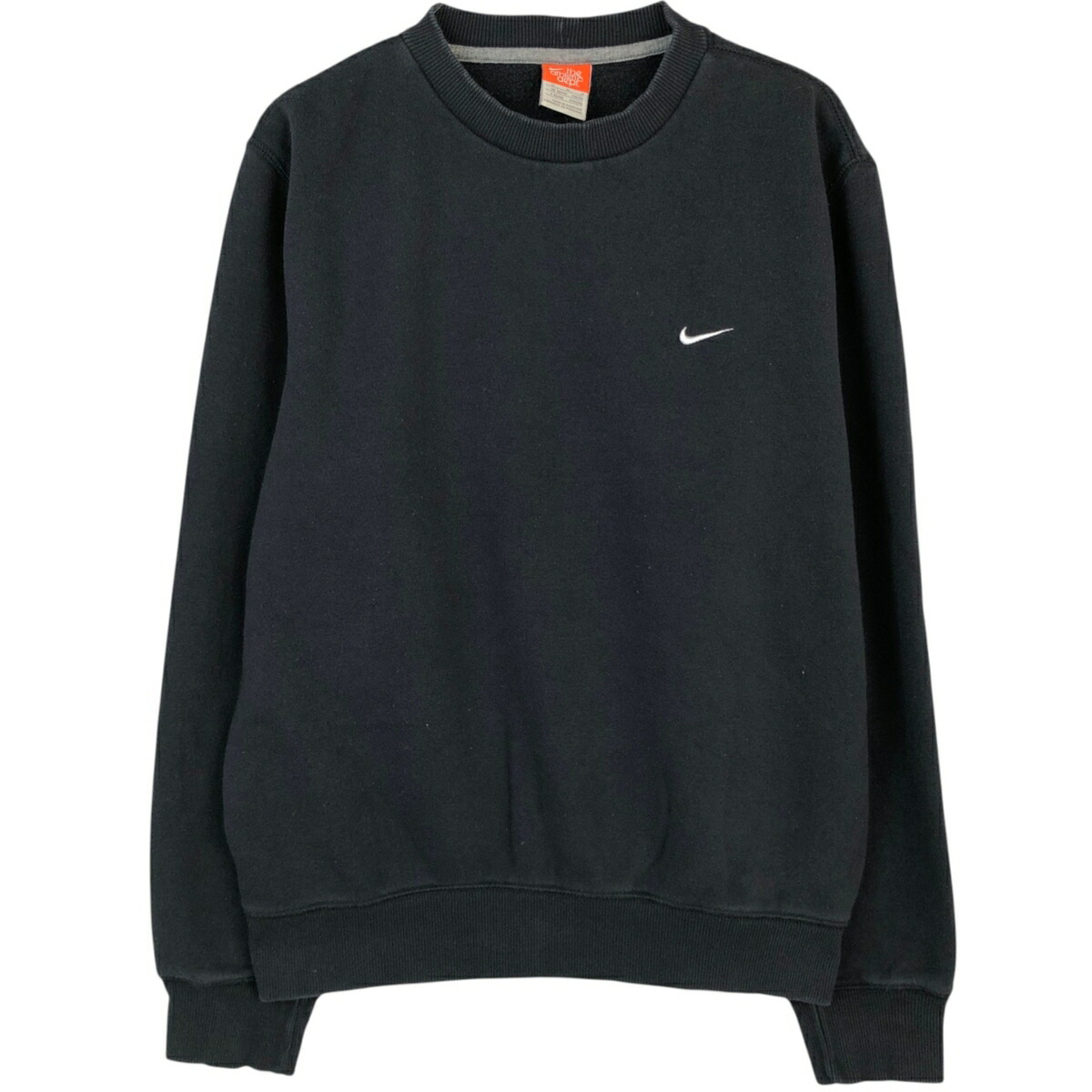 古着 ナイキ NIKE the athletic dept. ワンポイントロゴスウェットシャツ トレーナー メンズM相当 /eaa614213 【中古】 【260309】 ブラック系 春夏秋冬