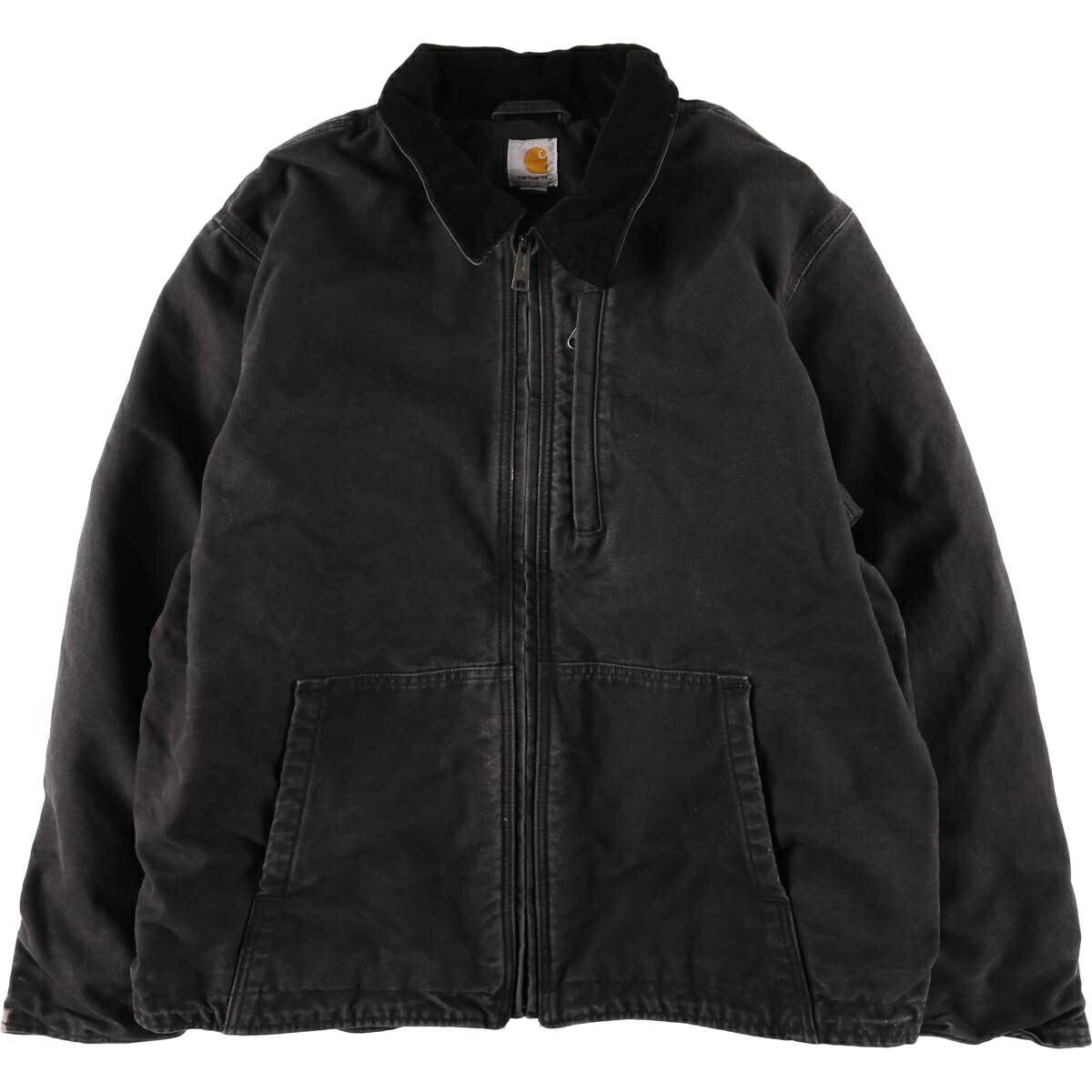 古着 カーハート Carhartt Full Swing Armstrong Jacket フルスウィングアームストロングジャケット 中綿入り ダックワークジャケット メンズXL相当 /eaa614235 【中古】 【260309】 ブラック系 春秋冬