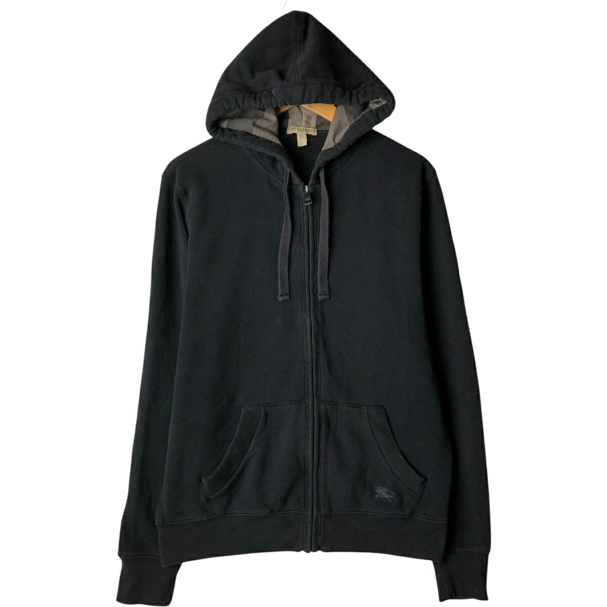 古着 バーバリー Burberry's BRIT スウェットフルジップパーカー メンズL相当 /eaa614370 【中古】 【260320】 ブラック系 春夏秋冬