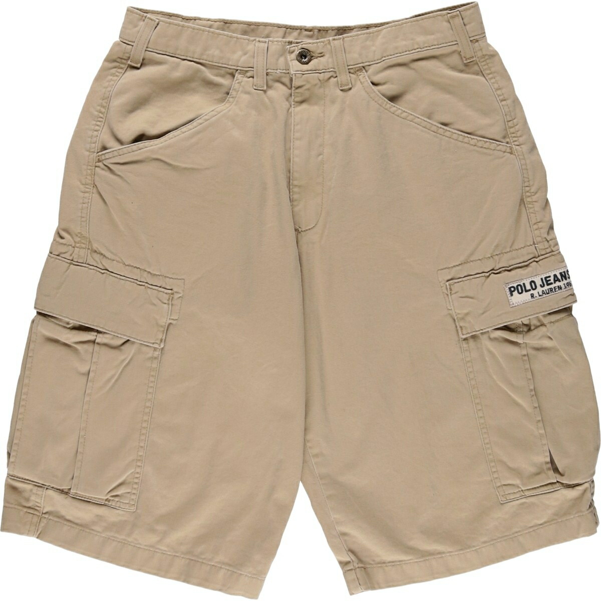 古着 ラルフローレン Ralph Lauren POLO JEANS COMPANY カーゴショーツ ハーフパンツ メンズw32相当 /eaa614595 【中古】 【260320】 【GR-NV】 ベージュ系 春夏秋