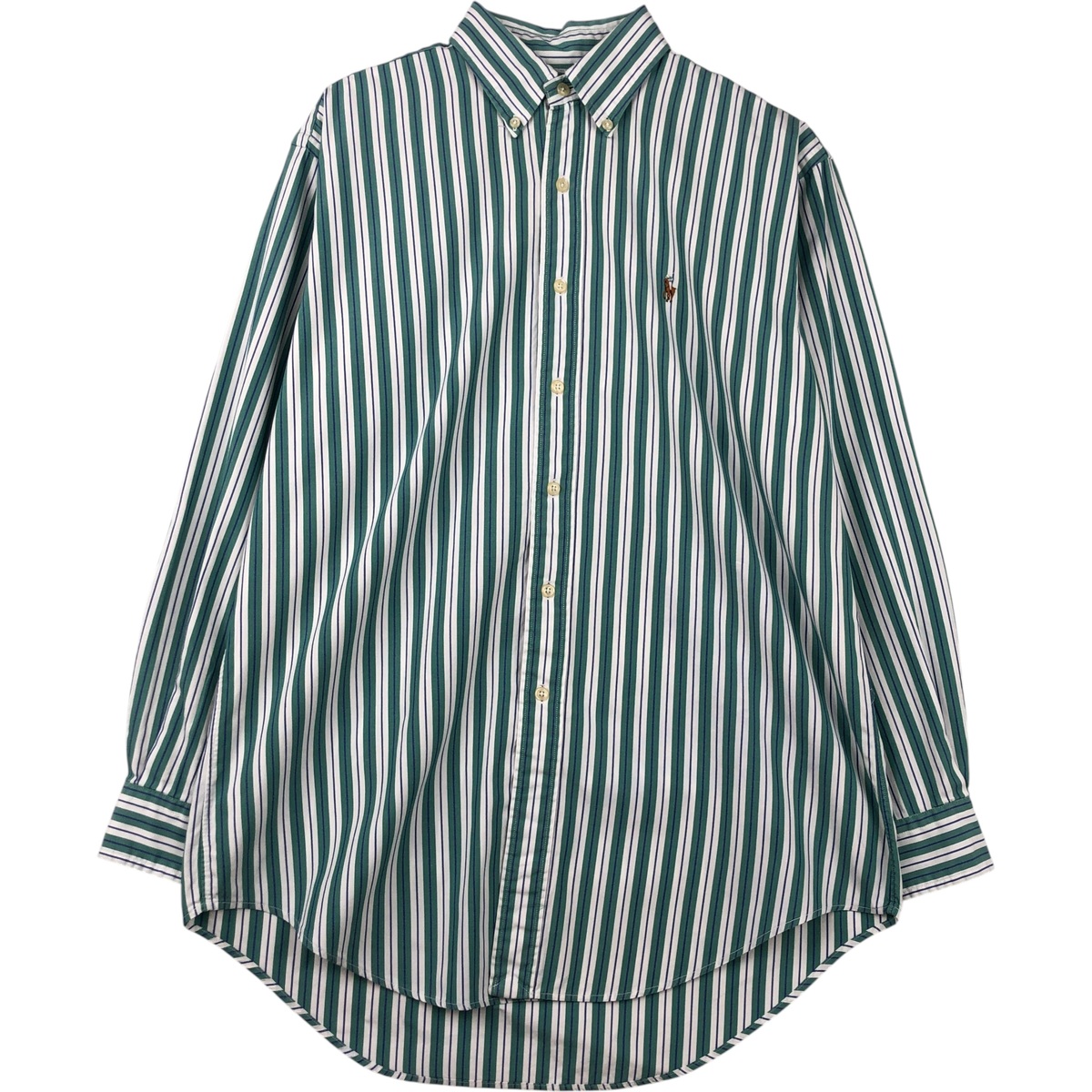 古着 ラルフローレン Ralph Lauren YARMOUTH マルチストライプ 長袖 ボタンダウンストライプシャツ メンズM相当 /eaa614716 【中古】 【260218】 【SS2606_10｜古着屋JAM