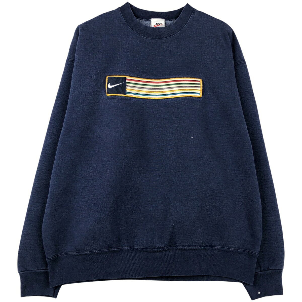 古着 90'S ナイキ NIKE スウェットシャツ トレーナー USA製 メンズXL相当 ヴィンテージ /eaa614769 【中古】 【260221】 ネイビー系 春夏秋冬
