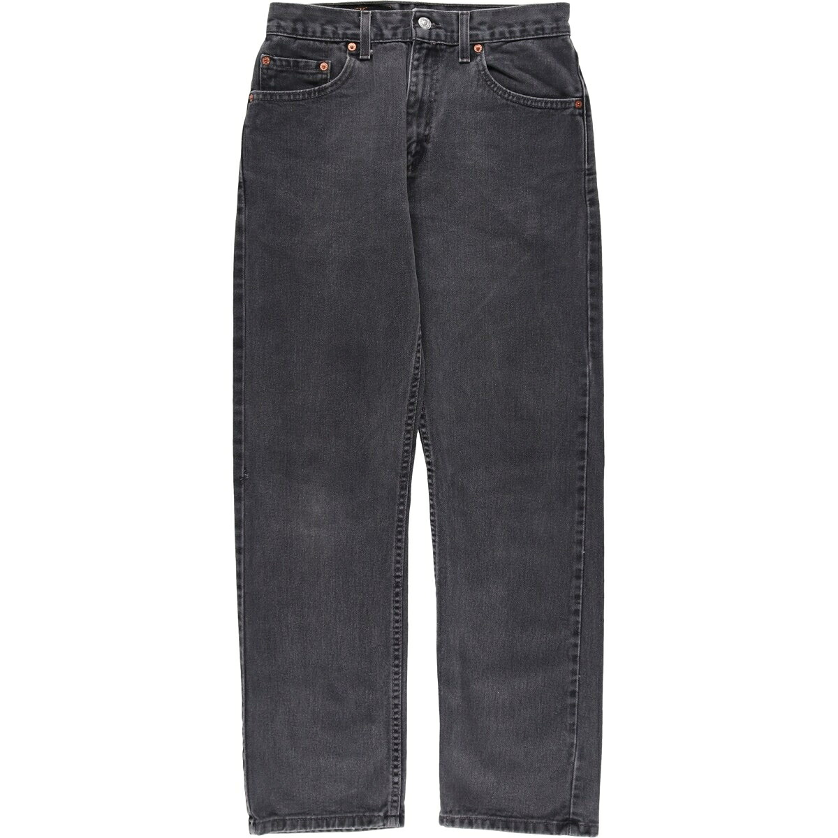 古着 00'S リーバイス Levi's 505 REGULAR FIT ブラックデニム テーパードデニムパンツ メンズw28相当 /eaa614902 【中古】 【260223】 ブラック系 春夏秋冬