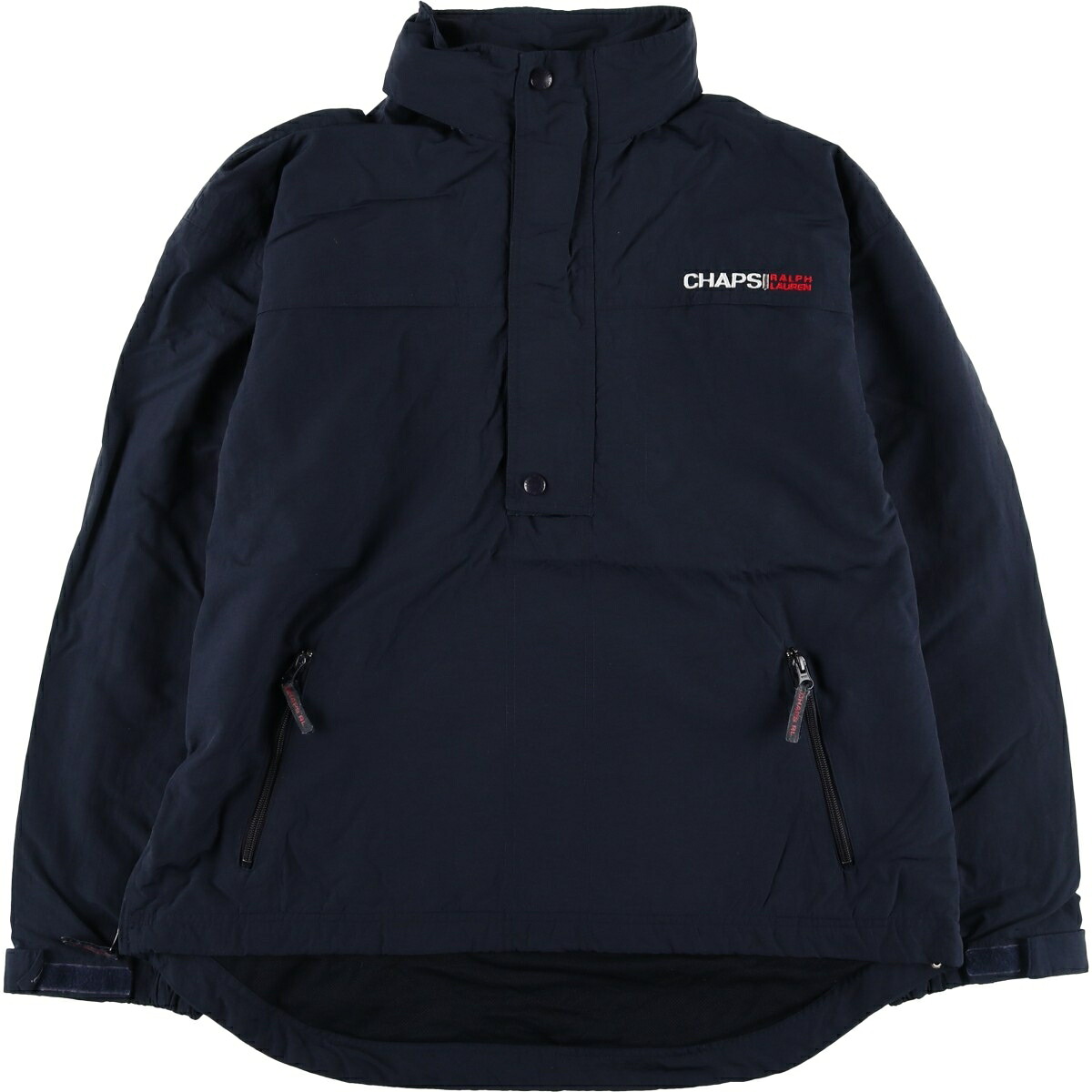 古着 ラルフローレン Ralph Lauren CHAPS チャップス ハーフジップ ナイロンプルオーバー ロシア製 メンズL相当 /eaa615005 【中古】 【260221】 【SS2606_10｜古着屋JAM