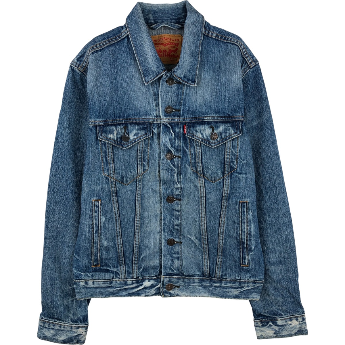 古着 リーバイス Levi's デニムジャケット Gジャン メンズS相当 /eaa615066 【中古】 【260222】 【ADEL/アデル】 ブルー系 春秋冬