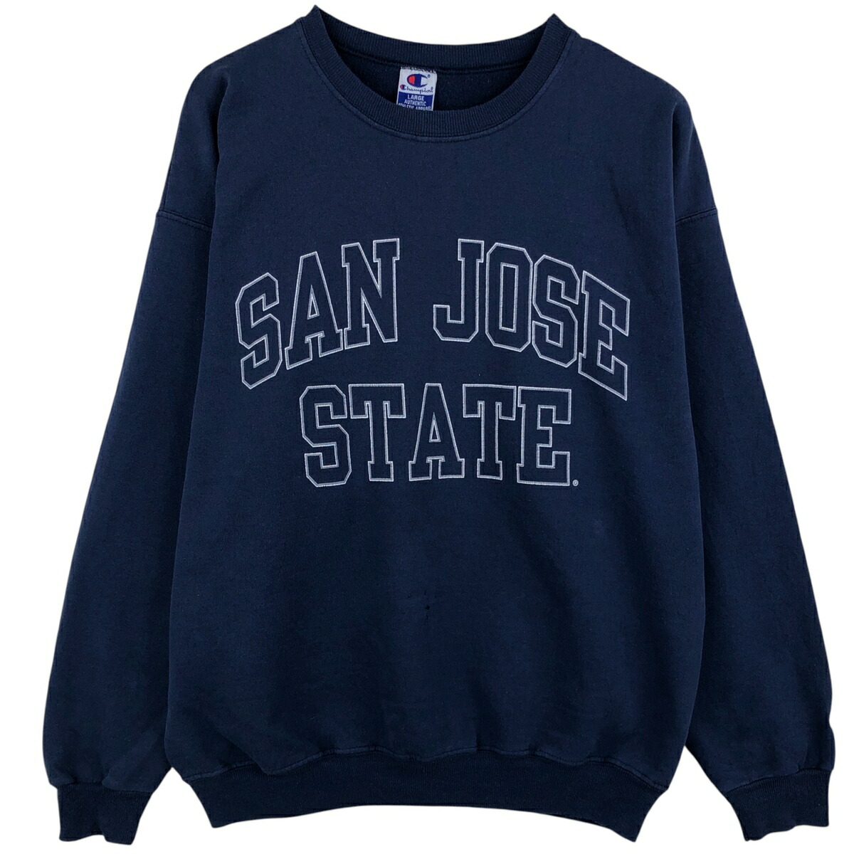 古着 90'S チャンピオン Champion AUTHENTIC ATHLETIC APPAREL カレッジスウェットシャツ トレーナー メンズL相当 ヴィンテージ /eaa615141 【中古】 【260221】 ネイビー系 春夏秋冬
