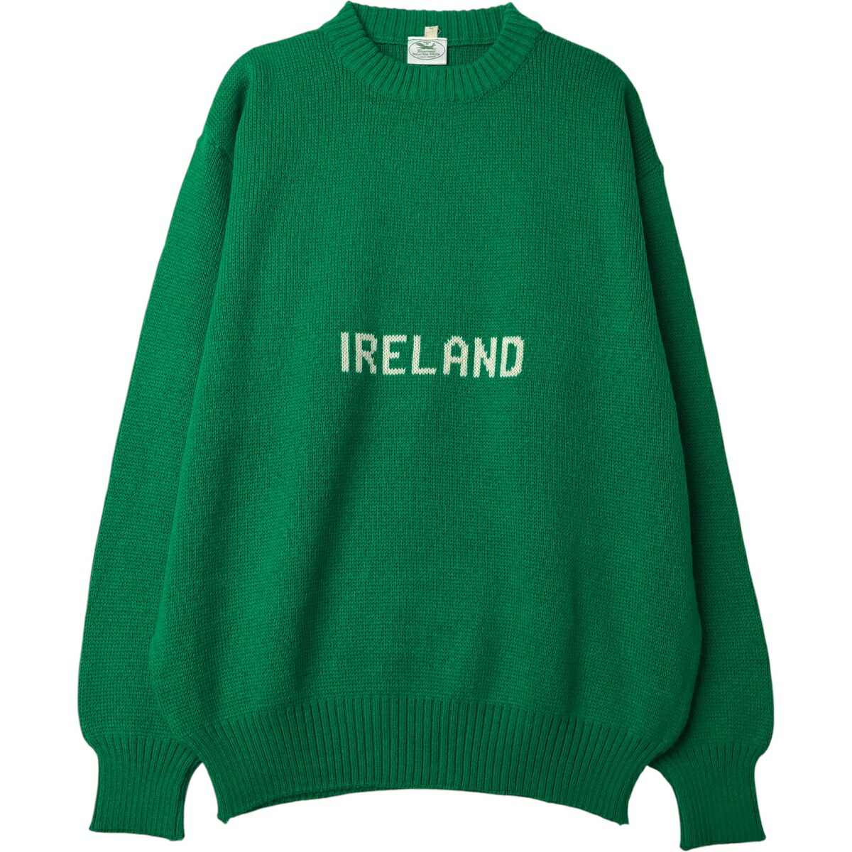 古着 Blarney Woolen Mills 総柄 アクリルニットセーター メンズL相当 /eaa615162 【中古】 【260223】 グリーン系 秋冬