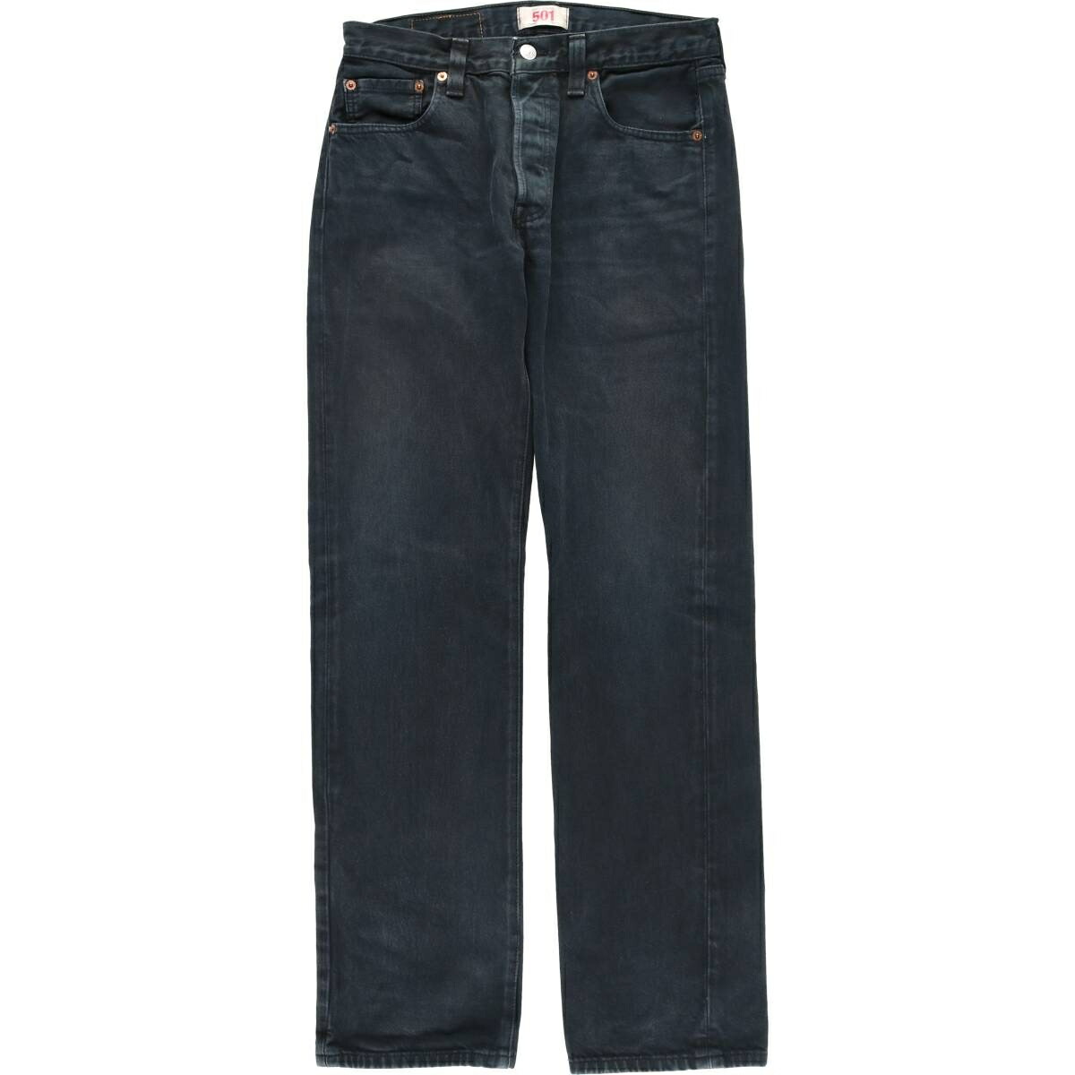 古着 リーバイス Levi's 501 ユーロモデル ブラックデニム ストレートデニムパンツ メンズw30相当 /eaa615377 【中古】 【260223】 ブラック系 春夏秋冬