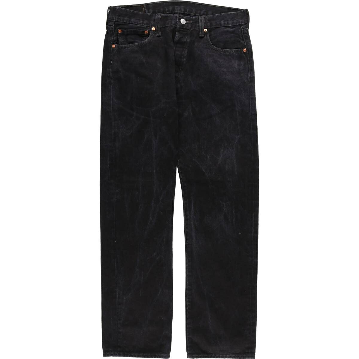 古着 リーバイス Levi's 501 ブラックデニム ストレートデニムパンツ メンズw34相当 /eaa615383 【中古】 【260223】 ブラック系 春夏秋冬