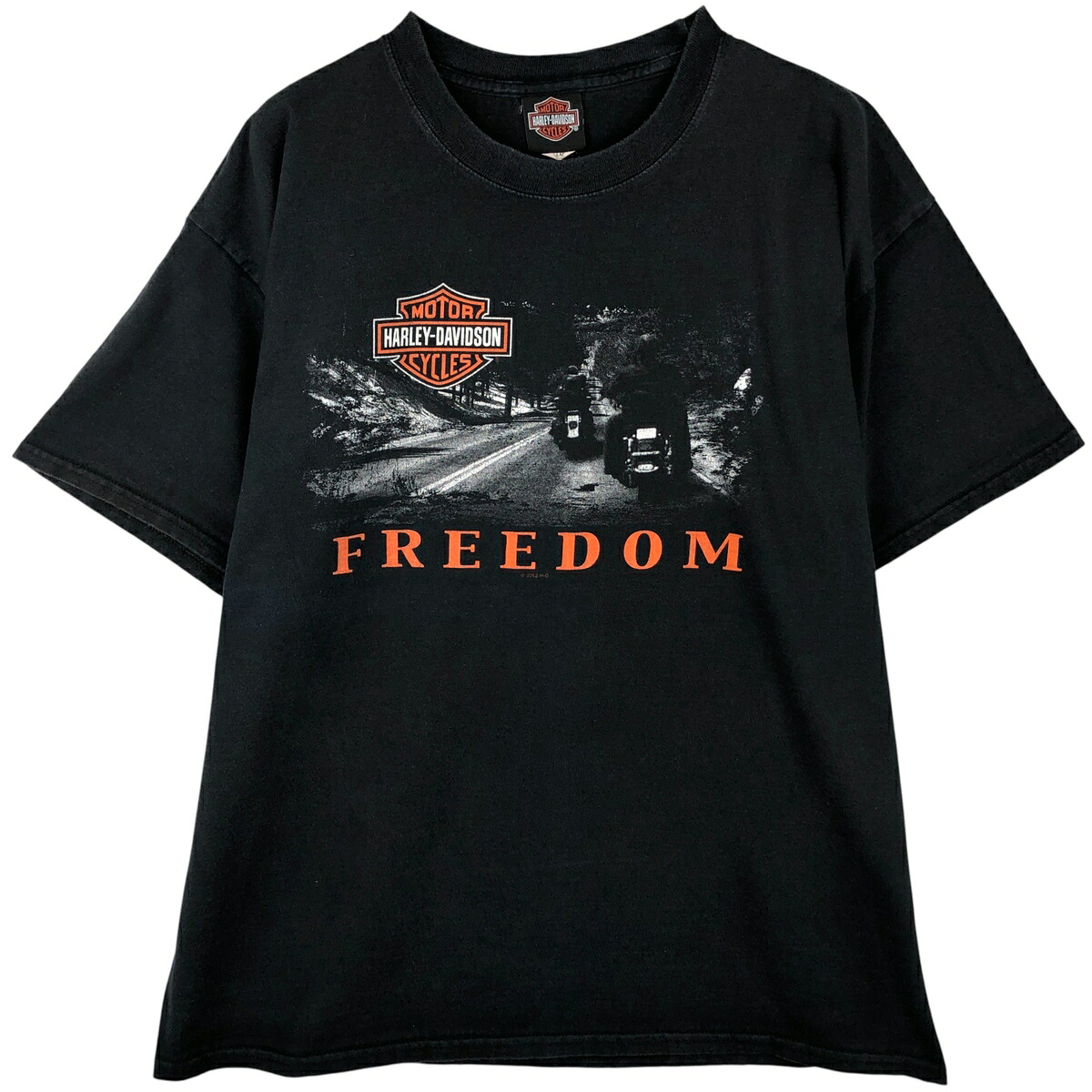 古着 ハーレーダビッドソン Harley-Davidson モーターサイクル バイクTシャツ メンズXL相当 /eaa615450 【中古】 【260223】 ブラック系 春夏秋