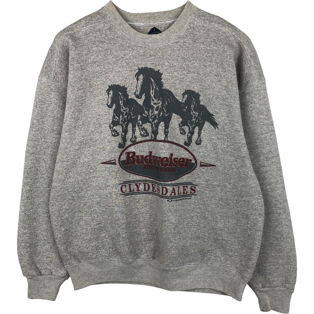 古着 90'S CARROUSEL BUDWEISER バドワイザー アドバタイジング スウェットシャツ トレーナー USA製 メンズXL相当 ヴィンテージ /eaa615595 【中古】 【260223】 【SS2606_10|古着屋JAM