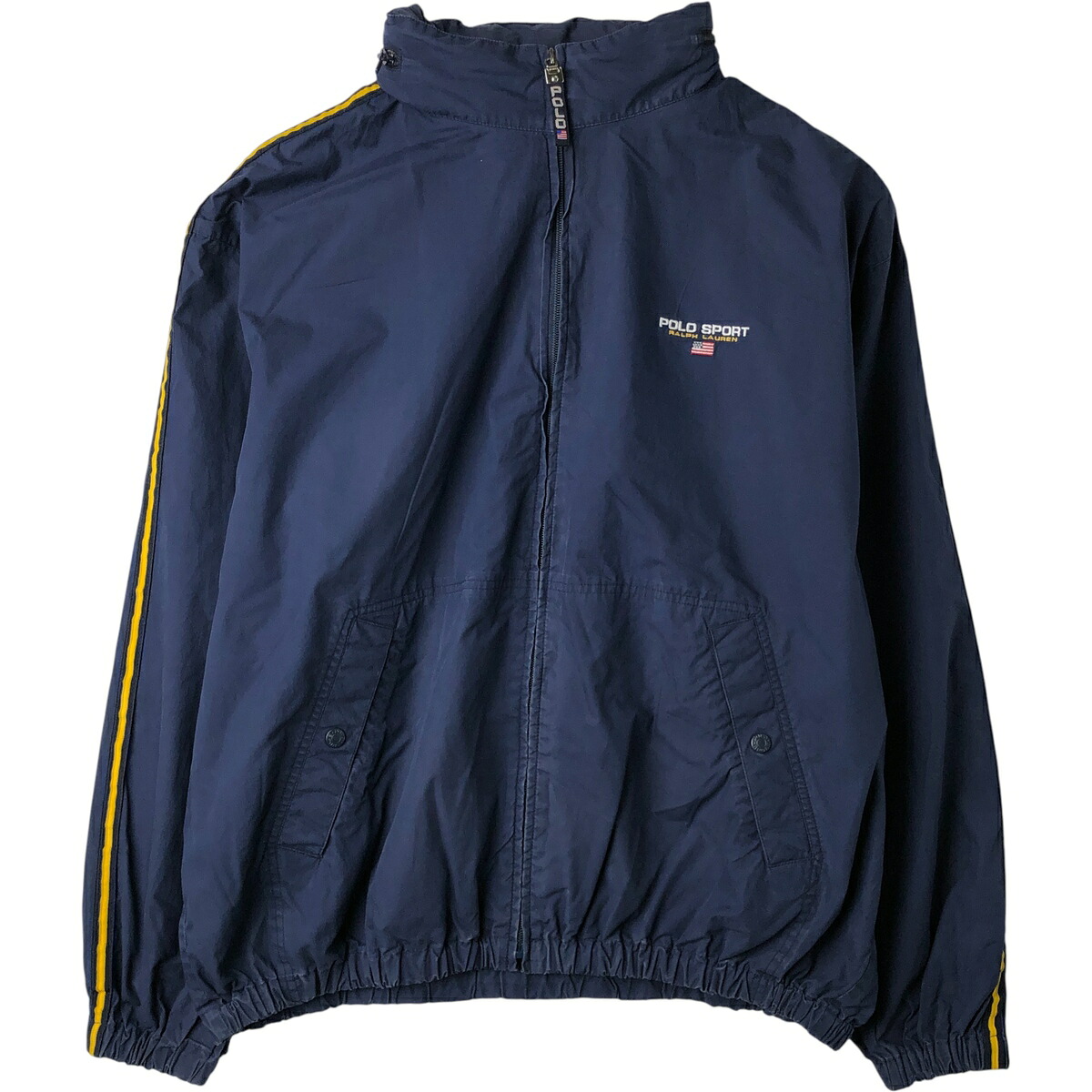 古着 90'S ラルフローレン Ralph Lauren POLO SPORT ポロスポーツ コットンブルゾン メンズXL相当 ヴィンテージ /eaa615621 【中古】 【260228】 ネイビー系 春秋冬