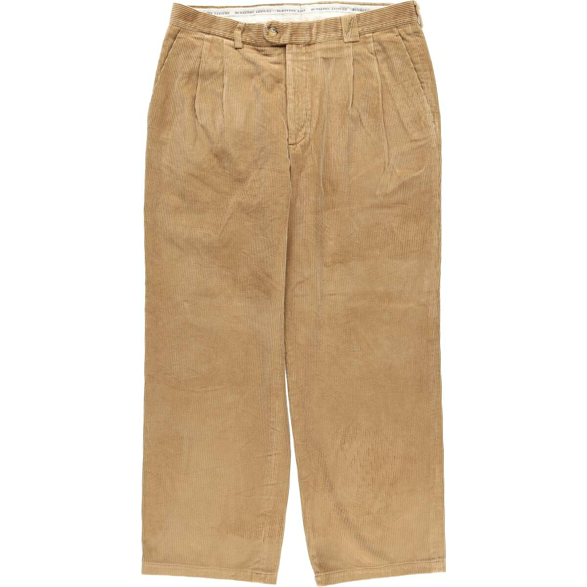 古着 バーバリー Burberry's LONDON ツータック コーデュロイパンツ メンズw35相当 /eaa615689 【中古】 【260223】 ベージュ系 春夏秋冬