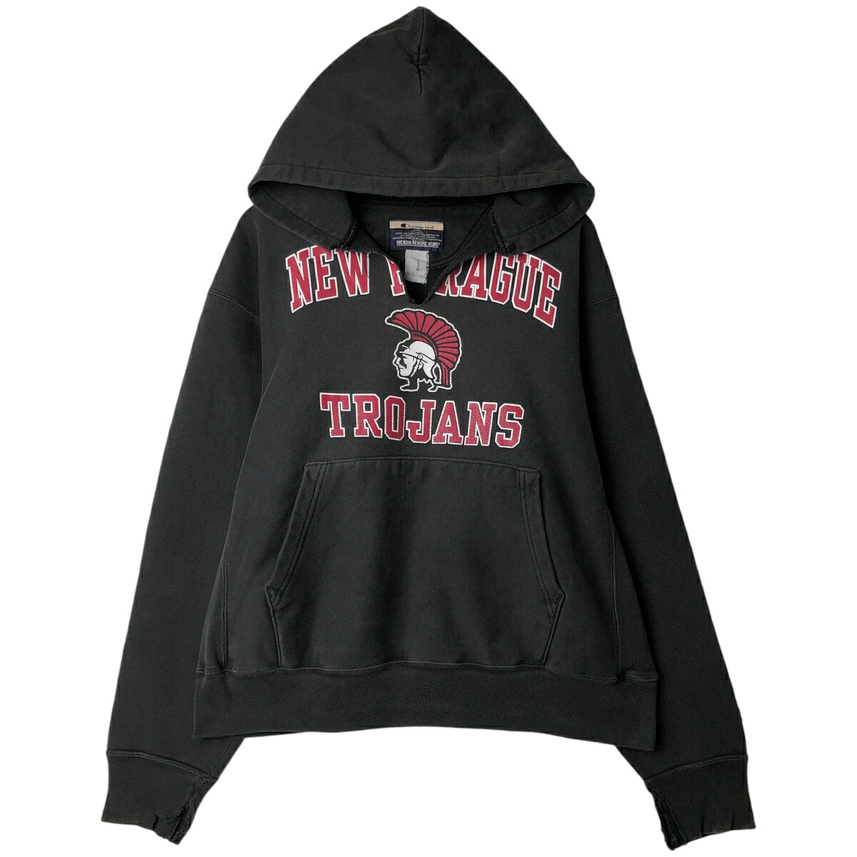 古着 00'S チャンピオン Champion PREMIUM REVERSE WEAVE プレミアムリバースウィーブ カレッジ スウェットプルオーバーパーカー メンズXL相当 /eaa615706 【中古】 【260227】 ブラック系 春夏秋冬