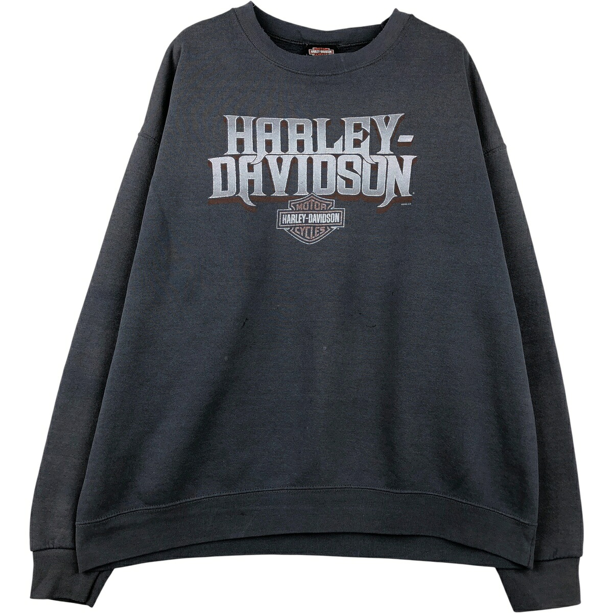 古着 00'S ハーレーダビッドソン Harley-Davidson アドバタイジング スウェットシャツ トレーナー メンズXL相当 /eaa615743 【中古】 【260221】 グレー系 春夏秋冬