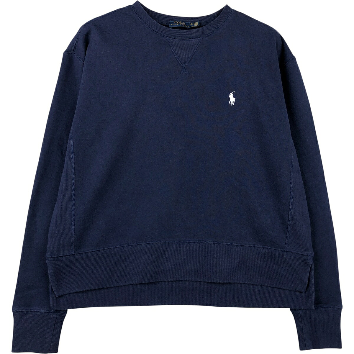 古着 ラルフローレン Ralph Lauren POLO RALPH LAUREN ワンポイントロゴスウェットシャツ トレーナー メンズXS相当 /eaa615755 【中古】 【260221】 【ADEL/アデル】 ネイビー系 春夏秋冬