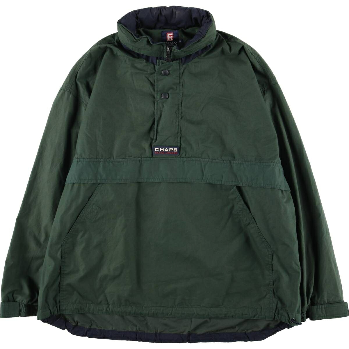 古着 ラルフローレン Ralph Lauren CHAPS チャップス アノラックジャケット メンズXL相当 /eaa616177 【中古】 【260228】 グリーン系 春秋冬