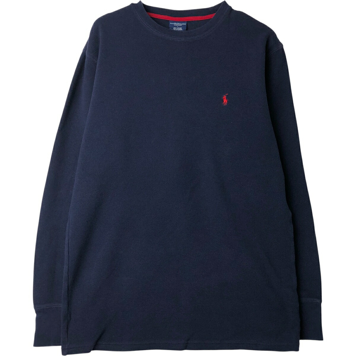 古着 ラルフローレン Ralph Lauren POLO RALPH LAUREN SLEEPWEAR サーマルロングTシャツ メンズL相当 /eaa616259 【中古】 【260223】 ネイビー系 春夏秋