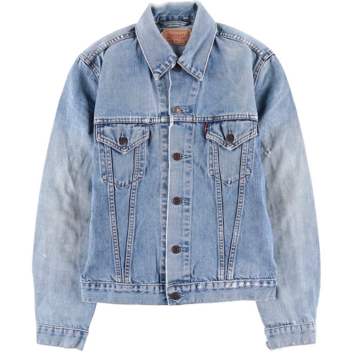 古着 リーバイス Levi's ユーロモデル デニムジャケット Gジャン メンズM相当 /eaa616427 【中古】 【260302】 ブルー系 春秋冬