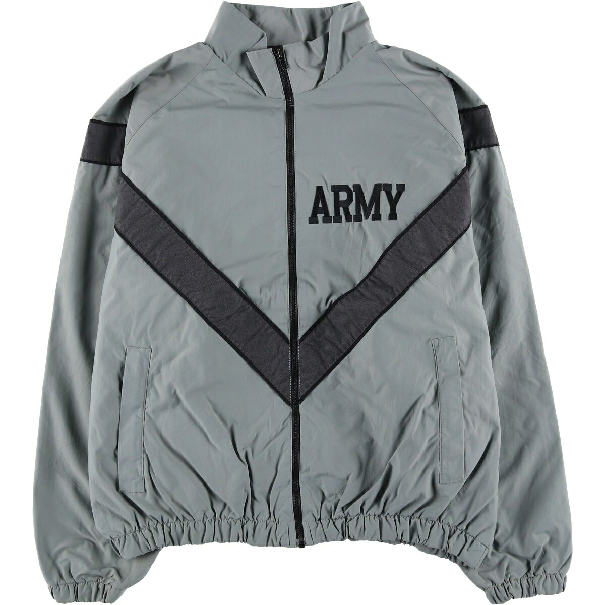 古着 90'S 米軍実品 U.S.ARMY SKILCRAFT PFU トレーニングジャケット ナイロンジャケット USA製 LARGE/REGULAR メンズL相当 ヴィンテージ /eaa616445 【中古】 【260305】 グレー系 春秋冬 6,906円