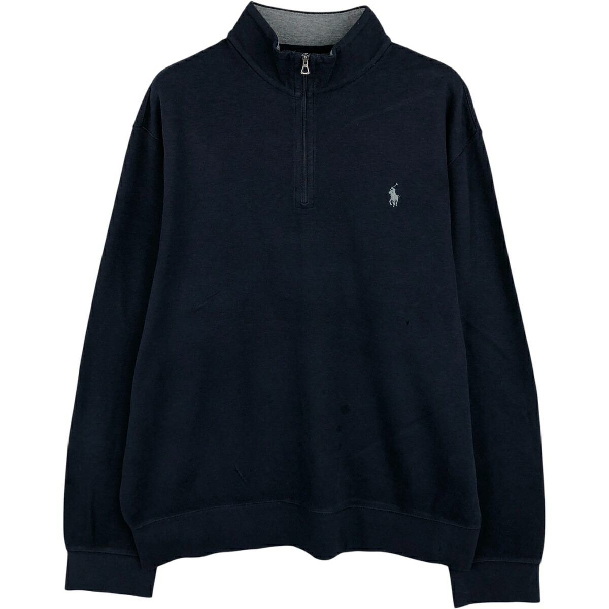 古着 ラルフローレン Ralph Lauren POLO RALPH LAUREN ハーフジップスウェットシャツ トレーナー メンズL相当 /eaa616485 【中古】 【260228】 ネイビー系 春夏秋冬