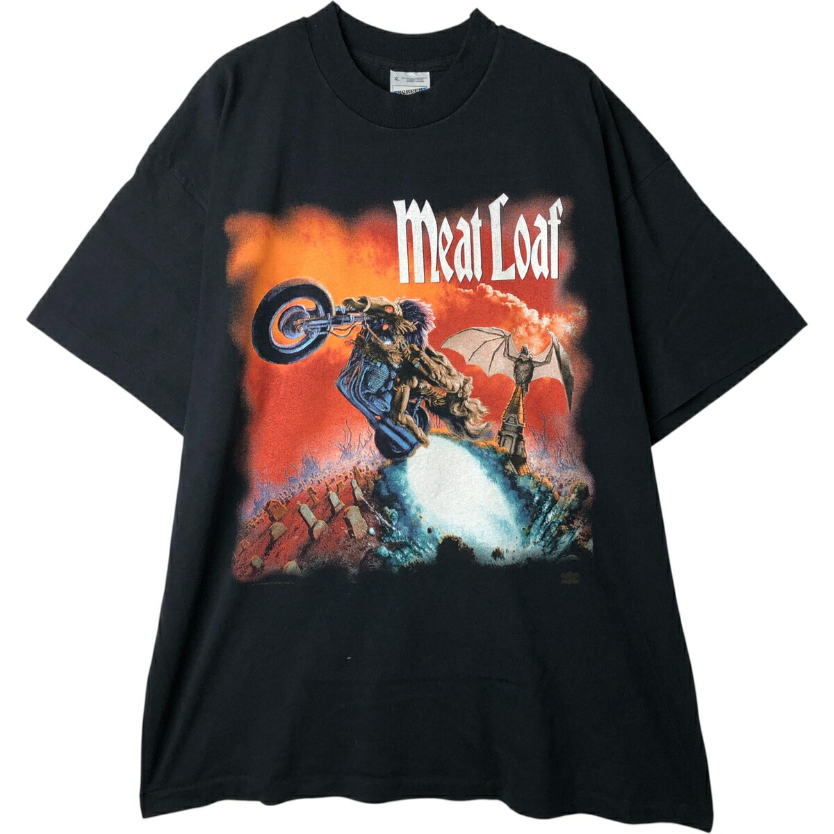 古着 90'S スクリーンスターズ SCREEN STARS by FRUIT OF THE LOOM MEAT LOAF ミートローフ バンドTシャツ バンT メンズXL相当 ヴィンテージ /eaa616564 【中古】 【260301】 ブラック系 春夏秋