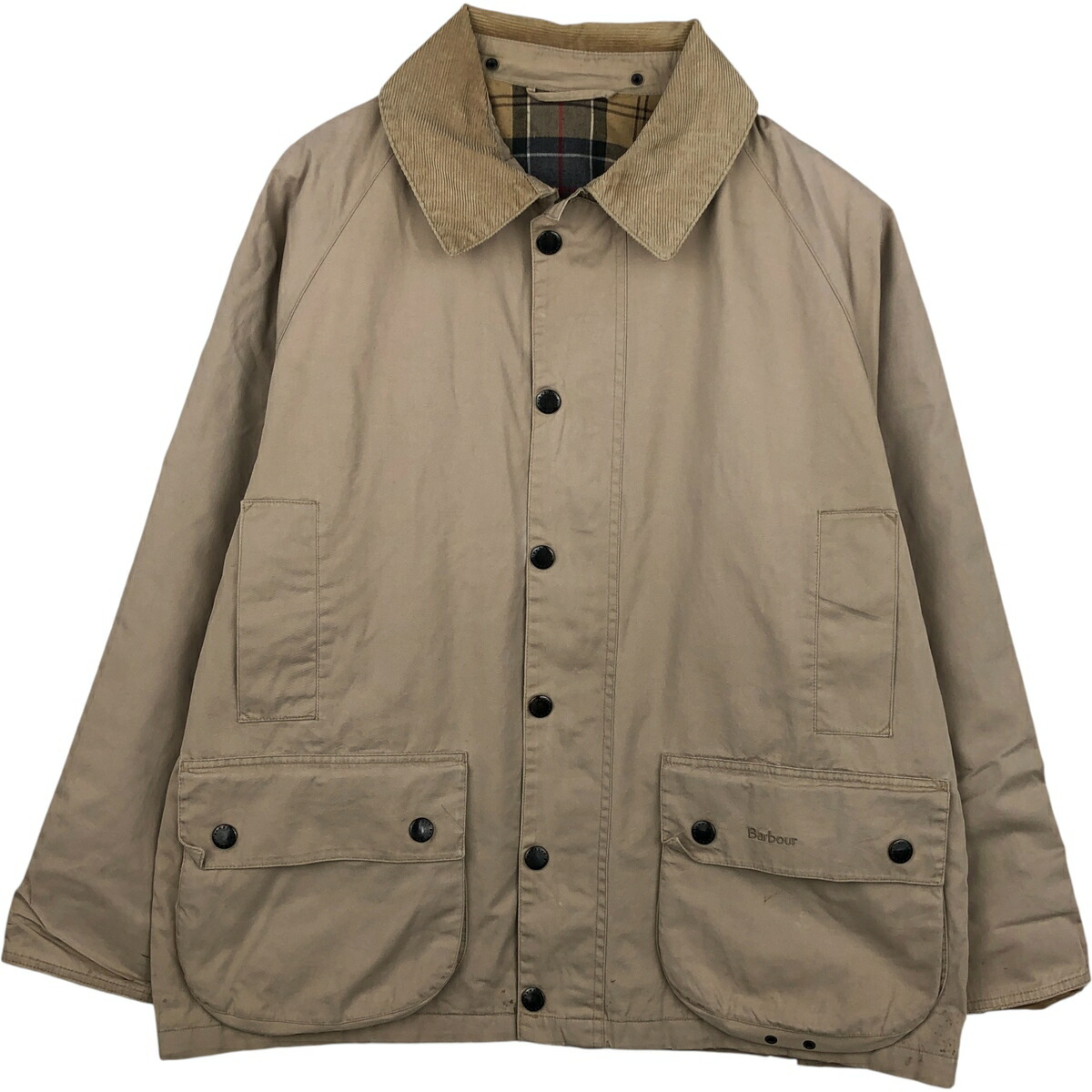 古着 バブアー Barbour LIGHTWEIGHT BEDALE コットンジャケット メンズM相当 /eaa616771 【中古】 【260227】 ベージュ系 春秋冬