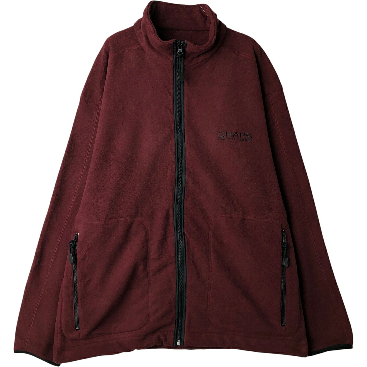 古着 ラルフローレン Ralph Lauren CHAPS チャップス フリースジャケット メンズM相当 /eaa616894 【中古】 【260302】 レッド系 春秋冬