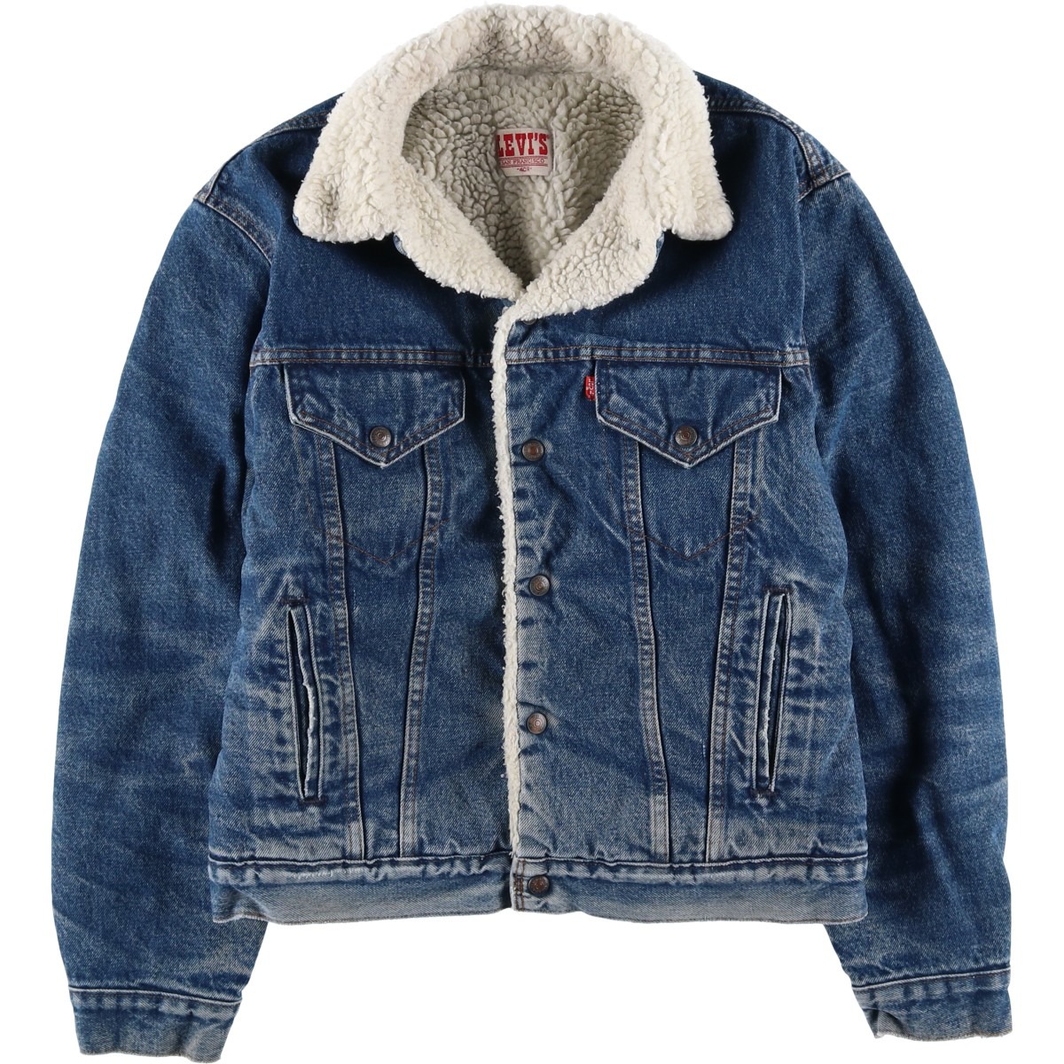 古着 80~90'S リーバイス Levi's 70608-0216 中綿入り デニムボアジャケット USA製 メンズM相当 ヴィンテージ /eaa616984 【中古】 【260227】 【SS2606_10】|古着屋JAM