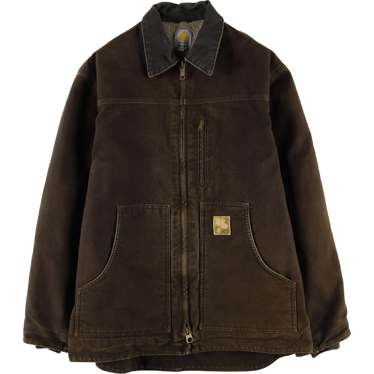 古着 カーハート Carhartt リッジコート 中綿入り ダックワークジャケット メンズM相当 /eaa617173 【中古】 【260228】 ブラウン系 春秋冬