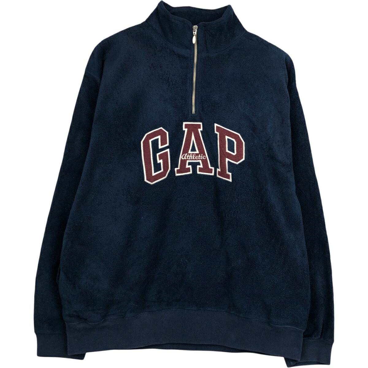 古着 90'S ギャップ GAP オールドギャップ ハーフジップ フリースプルオーバー メンズL相当 ヴィンテージ /eaa617187 【中古】 【260228】 ネイビー系 春秋冬