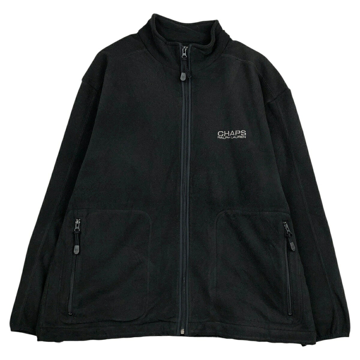古着 ラルフローレン Ralph Lauren CHAPS チャップス フリースジャケット メンズL相当 /eaa617189 【中古】 【260228】 ブラック系 春秋冬