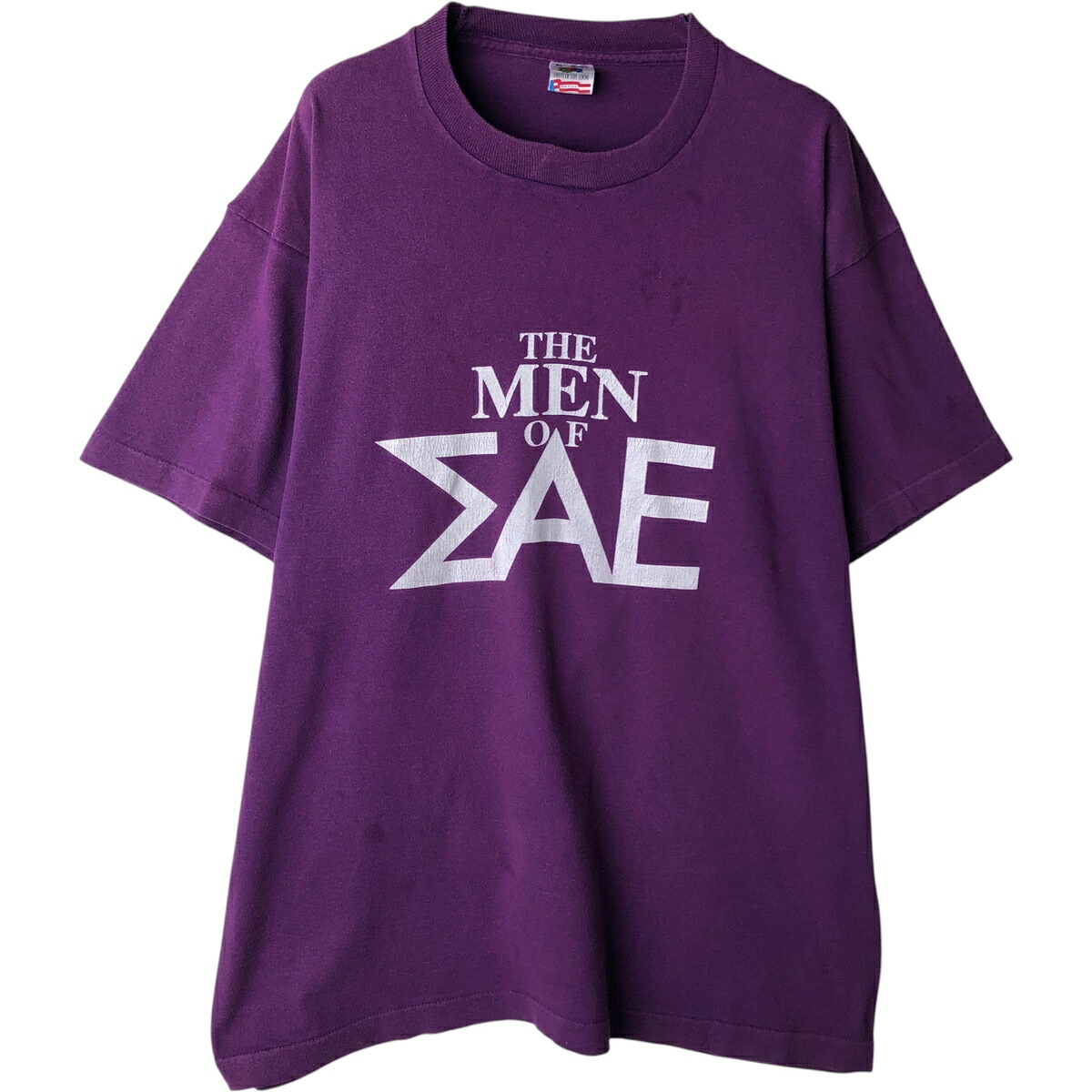 古着 90'S フルーツオブザルーム FRUIT OF THE LOOM プリントTシャツ USA製 メンズXL相当 ヴィンテージ /eaa617531 【中古】 【260301】 パープル系 春夏秋
