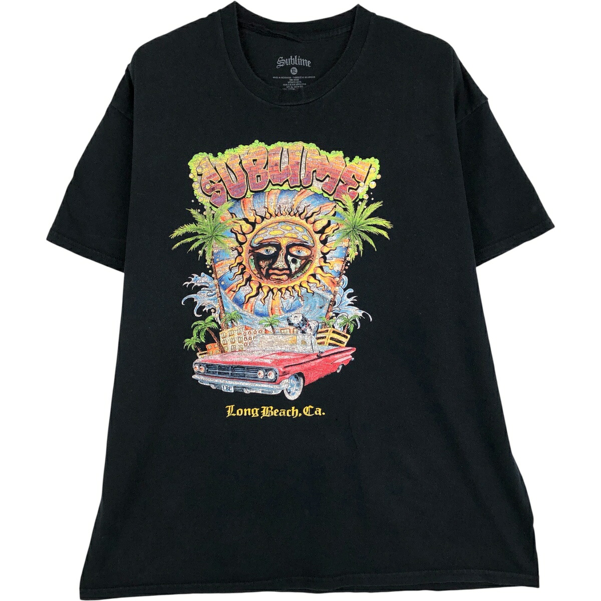 古着 SUBLIME サブライム バンドTシャツ バンT メンズXL相当 /eaa617613 【中古】 【260228】 ブラック系 春夏秋